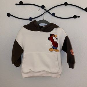Zara Disney Mickey Mouse Hoodie size 12-18